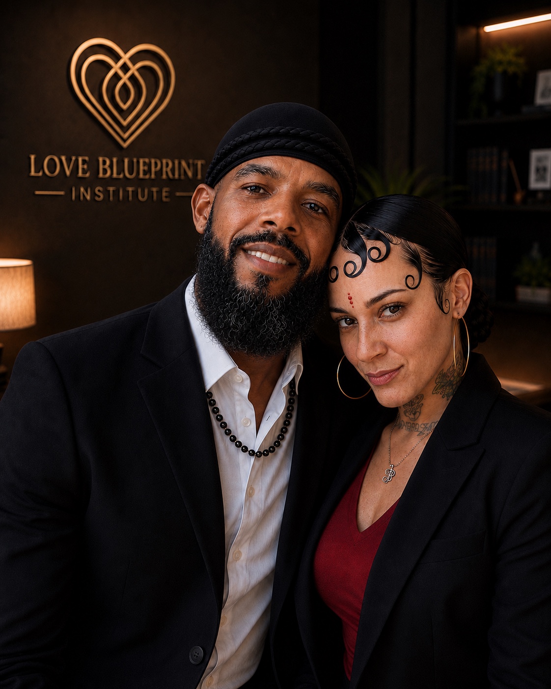 Dawone Manu and Synaia Cornish of the Love Blueprint Institute